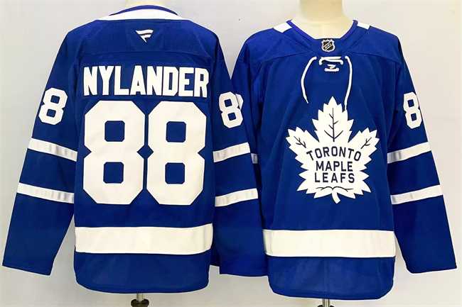Mens Toronto Maple Leafs #88 William Nylander Blue 2024-25 Stitched Jersey->toronto maple leafs->NHL Jersey